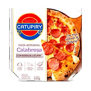 Quantas calorias em 1 fatia (87 g) Pizza Artesanal Calabresa com Borda de Catupiry?