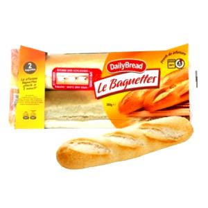 Quantas calorias em 1 Fatia, Crosta Não Consumida Baguette?