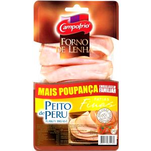 Quantas calorias em 1 Fatia Fina (Aprox 7 Cm X 5 Cm X 0,3 Cm) Carne de Peru Light Assada?