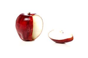 Quantas calorias em 1 Fatia Maçãs Red Delicious?