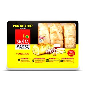 Quantas calorias em 1 Fatia Média (12 Cm X 10 Cm X 1,25 Cm) Pão de Alho?