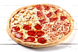Quantas calorias em 1 Fatia Pizza de Carne e Vegetais (36 cm)?