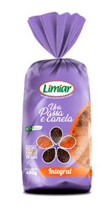 Quantas calorias em 1 fatias média (22 g) Pão Integral Passas?