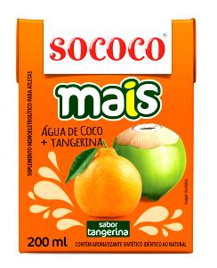 Quantas calorias em 1 frasco (170 g) Tangerina e Água de Coco?