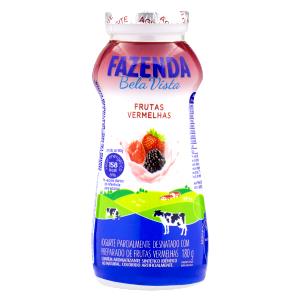 Quantas calorias em 1 frasco (180 ml) Iogurte Desnatado com Polpa de Frutas Vermelhas?