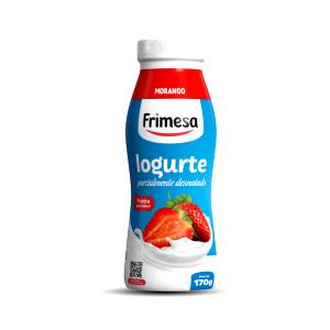 Quantas calorias em 1 garrafa (170 ml) Iogurte 0% Lactose Morango?