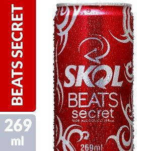 Quantas calorias em 1 garrafa (269 ml) Beats Secret?