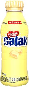 Quantas calorias em 1 garrafa (270 ml) Bebida Láctea Galak?
