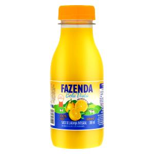 Quantas calorias em 1 garrafa (300 ml) Laranja da Fazenda?