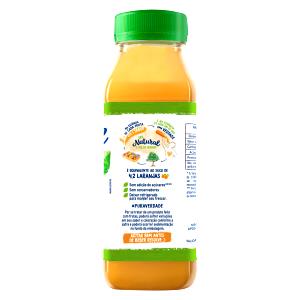 Quantas calorias em 1 garrafa (300 ml) Suco de Laranja Integral?