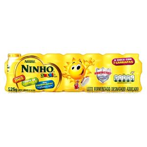 Quantas calorias em 1 garrafa (75 g) Leite Fermentado Ninho Soleil?