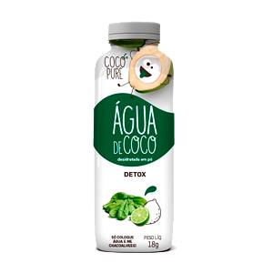 Quantas calorias em 1 garrafinha (350 ml) Água de Coco Detox?