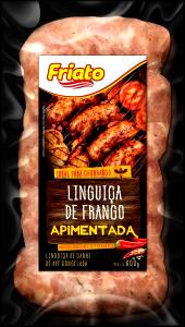 Quantas calorias em 1 gomo (50 g) Linguiça de Frango Apimentada?