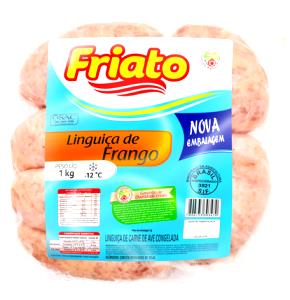 Quantas calorias em 1 gomo (50 g) Linguiça de Frango?