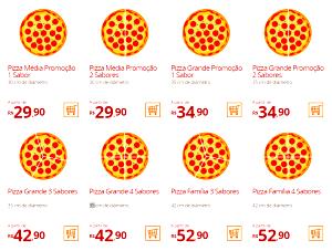 Quantas calorias em 1 Grande (38 Cm De Diâmetro) Pizza Doce?