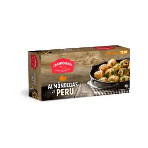 Quantas calorias em 1 Grande Almôndegas de Carne de Peru?