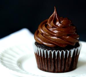 Quantas calorias em 1 Grande Cupcake de Chocolate?