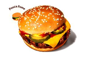 Quantas calorias em 1 Hambúrguer (133,0 G) Cheeseburger, Burger King?