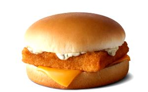 Quantas calorias em 1 Hambúrguer (134,0 G) Filé de peixe, McDonald