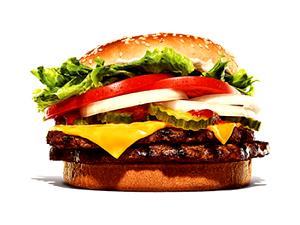 Quantas calorias em 1 Hambúrguer (399,0 G) Whopper duplo com queijo, Burger King?