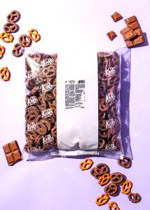 Quantas calorias em 1 İnteiro (11,0 G) Pretzels de chocolate?