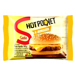 Quantas calorias em 1 lanche (145 g) Hot Pocket (X-Burguer)?
