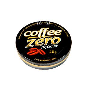 Quantas calorias em 1 lata (20 g) Bala Coffee Zero Açúcar?