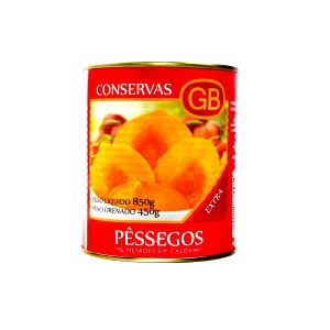 Quantas calorias em 1 Lata (250,0 G) Pêssego, enlatado?