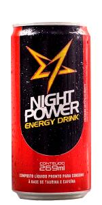 Quantas calorias em 1 lata (269 ml) Night Power Energy Drink?