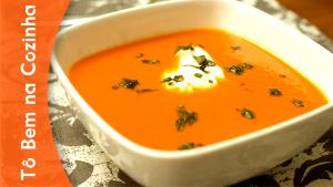Quantas calorias em 1 Lata (300 G), Preparada Para Instruções Sopa de Tomate (Preparado com Água)?