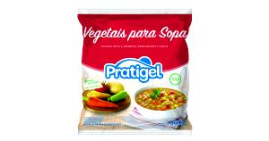 Quantas calorias em 1 Lata (300 G) Sopa de Vegetais (Enlatado, Condensado)?