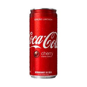 Quantas calorias em 1 lata (310 ml) Coca-Cola Cherry?