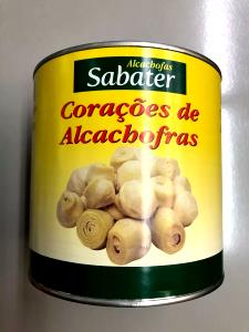 Quantas calorias em 1 Lata (400 G), Escorrida Alcachofra Cozida (Enlatado)?