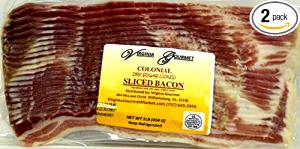 Quantas calorias em 1 Lb Bacon (Curado)?