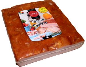 Quantas calorias em 1 Lb Bacon de Peru (Cozido)?