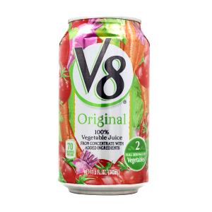 Quantas calorias em 1 Lb Coquetel de Suco de Vegetais (Enlatado)?