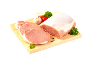 Quantas calorias em 1 Lb Costeletas de Carne de Porco (Topo do Lombo, sem Osso, Magra)?