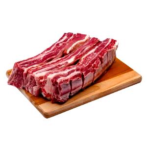 Quantas calorias em 1 Libras (453,6 G) Carne bovina, costela, crua?