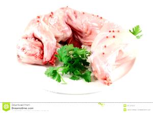 Quantas calorias em 1 Libras (453,6 G) Carne de coelho, crua?