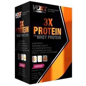 Quantas calorias em 1 medida (25 g) 3X Protein?