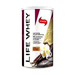 Quantas calorias em 1 medida (25 g) Life Whey?