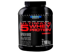 Quantas calorias em 1 medida (35 g) Ultimate 5 Whey Protein?