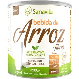 Quantas calorias em 1 medidor (20 g) Bebida de Arroz + Fibras?