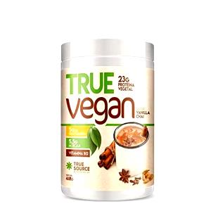 Quantas calorias em 1 medidor (32 g) True Vegan Vanilla Chai?