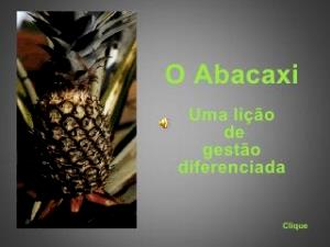 Quantas calorias em 1 Oz Abacaxi?