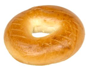 Quantas calorias em 1 Oz Bagel de Trigo?