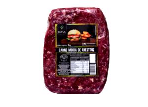 Quantas calorias em 1 Oz Carne de Avestruz Moída?