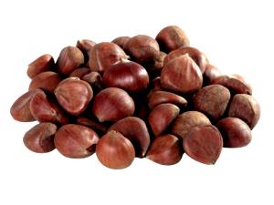 Quantas calorias em 1 Oz Castanha Portuguesa?