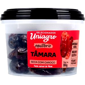 Quantas calorias em 1 Oz, Com Caroços, Produto Tâmara?