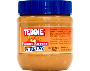 Quantas calorias em 1 Oz Manteiga de Amendoim com Pedaços (com Sal)?